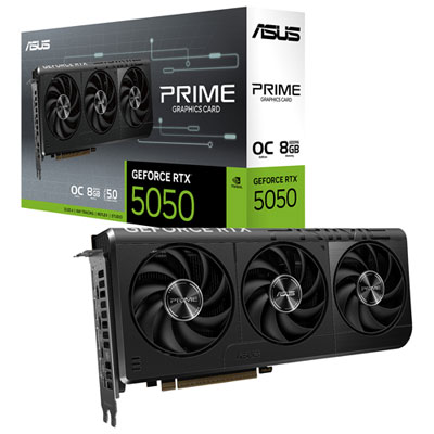 Image of ASUS Prime GeForce RTX 5050 OC 8GB GDDR6 Video Card
