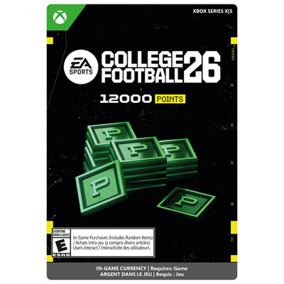 College Football 26 - 12,000 Points (XBOX Series X|S) - Digital Download