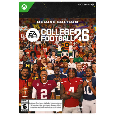 College Football 26 Deluxe Edition (Xbox Series X|S) - Téléchargement Numérique Great Game!!!