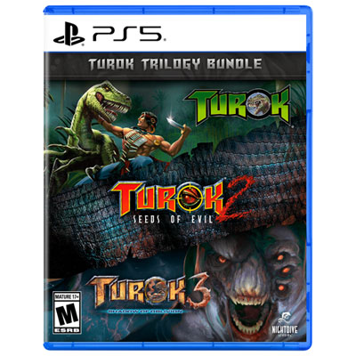 Turok Trilogy Bundle (Ps5) - Anglais Great trilogy of games!