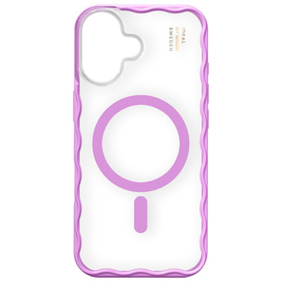Ideal Of Sweden Frame Fitted Hard Shell Case with MagSafe for iPhone 17 - Pink/Clear