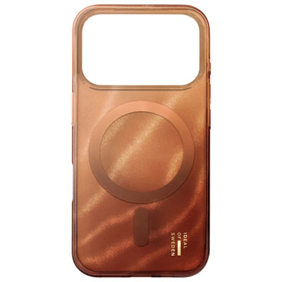 Ideal Of Sweden Glitter Glow Fitted Hard Shell Case with MagSafe for iPhone 17 Pro Max - Mocha Mousse