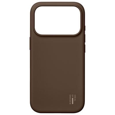 Ideal Of Sweden Silicone Fitted Soft Shell Case With Magsafe For Iphone 17 Pro Max - Mocha Mousse