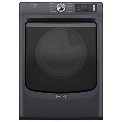 Open Box - Maytag Pet Pro 7.4 Cu. Ft. Gas Steam Dryer (MGD7020RF) - Midnight Steel - Scratch & Dent