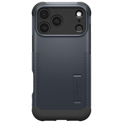 Spigen Slim Armor MagFit Fitted Hard Shell Case with Magnetic Ring for iPhone 17 Pro - Metal Slate