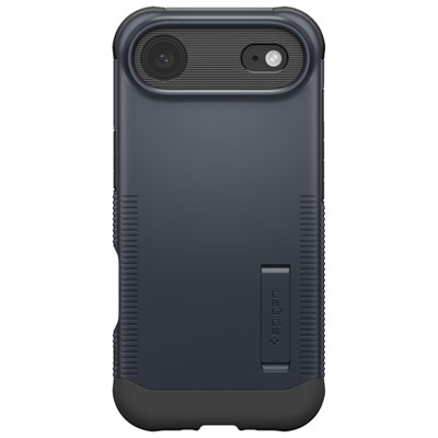Étui Rigide Ajusté Slim Armor Magfit De Spigen Avec Anneau Magnétique Pour Iphone Air - Ardoise Métallique
