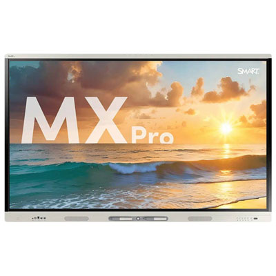 Écran Commercial Tactile Android Uhd 4K De 55 Po Smart Board Mx (V5) Pro De Smart Technologies (Mx255-V5-Pw)