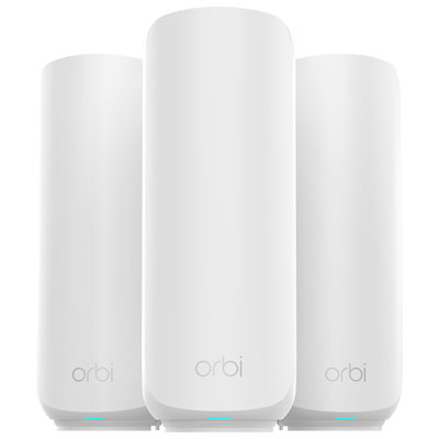 Netgear Orbi Whole Home Mesh Wi-Fi 7 System (Rbe373-100Cns) - 3 Pack We love our new full house wifi