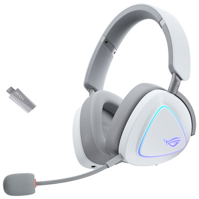 Casque De Jeu Rog Delta Ii Avec Audio Dualflow D'asus - Blanc 