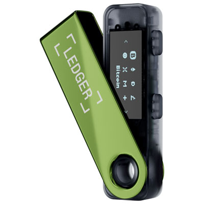 Ledger Nano S Plus Crypto Hardware Wallet USB-C - Oxidate Green Great way to carry btc