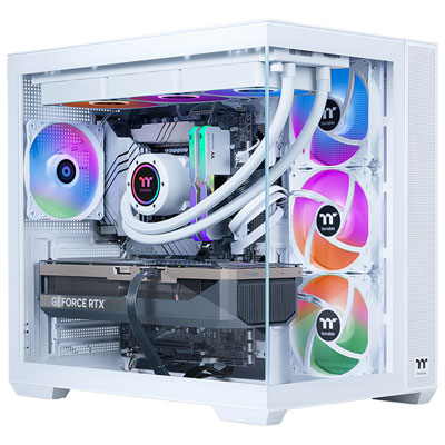 Ordinateur De Jeu View De Thermaltake (Ryzen 7 9800X3D D'amd/ram 32 Go/ssd 2 To/rtx 5070) - Anglais - Exclusivité Best Buy Love having the clear case and RGB lighting