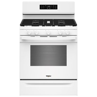 Cuisinière Gaz Autonome 30 Po, Four 5 Pi³ À Ventilateur De Convection, 5 Brûleurs, Friture À Air Chaud De Whirlpool (Wfgs4530Sw)-Blanc Love this range and oven, so so happy for this opportunity!