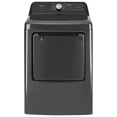 Midea 7.0 Cu. Ft. Electric Dryer with Sensor Dry Interior Drum Light and Wi-Fi(MLTE52M2BGG) - Metallic Grey Great dryer and great value!