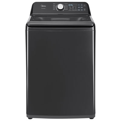Midea 5.2 Cu. Ft. Top Load Washer (MLTW52M2BGG) - Matte Black Stainless Steel