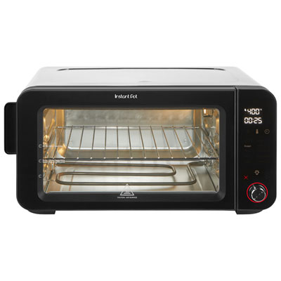 Four Friteuse À Air Chaud 10-En-1 Instantheat D'instant Pot - Acier Inoxydable/noir - 28,3 L/29,9 Pte