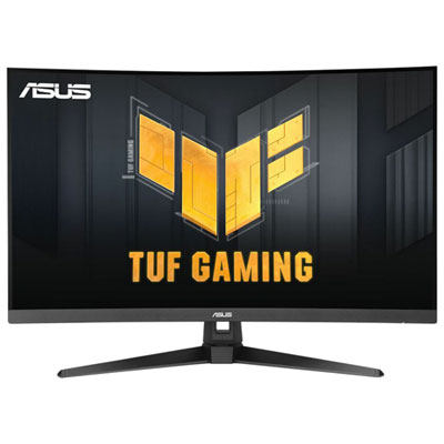 ASUS TUF Gaming 32" WQHD 180Hz 1ms GTG Curved LED FreeSync Gaming Monitor (VG32WQ3B) 