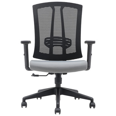 Fauteuil De Bureau Ergonomique À Dossier Haut En Tissu Milo De Brassex - Gris