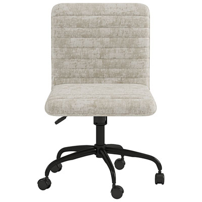 Brassex Otto Mid-Back Polyester Executive Chair - Beige