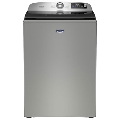 Maytag 6.0 Cu. Ft. High Efficiency Top Load Washer (MTW7205RR) - Classic Silver Works great