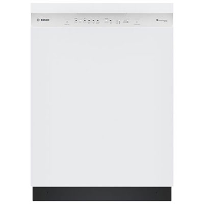 "Open Box - Bosch 300 Series 24"" 48dB Built-In Dishwasher with Stainless Steel Tub - White - Perfect Condition"