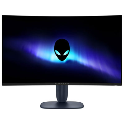 Open Box - Alienware 32" 180Hz 1ms GTG Curved VA LED FreeSync Gaming Monitor (AW3225DM) - Black