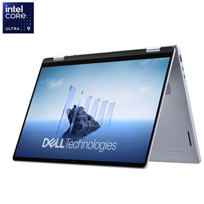 Boîte Ouverte - Portable 2-En-1 À Écran Tactile 16 Po Plus De Dell - Bleu Glacier (Core Ultra 5 - 226V D'intel/ram 16 Go/ssd 512 Go)