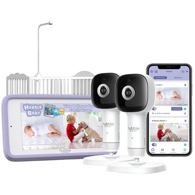 Hubble Connected SkyVision AI Pro Twin Smart Baby Monitor w/ 2 Cameras, Sleep Tracking, Night Vision & Pan/Tilt This is THE BEST!