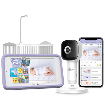 Hubble Connected SkyVision AI Pro Smart Baby Monitor w/ Sleep Tracking, Night Vision & Pan/Tilt (HCTNSKYPRX) LOVE LOVE LOVE THIS