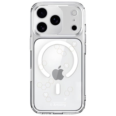 E-Artistry Signature Honeycomb Fitted Hard Shell Case with MagSafe for iPhone 17 Pro - Gold