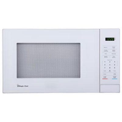 Magic Chef 1.1 Cu. Ft. Counter Top Microwave (MC110MWF) - White
