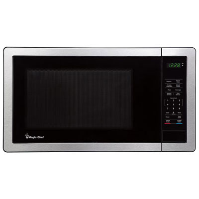 Magic Chef 1.1 Cu. Ft. Counter Top Microwave (MC110MSTF) - Stainless Steel