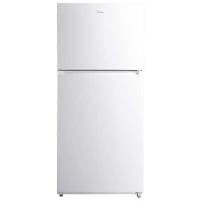 "Midea 31"" 18.1 Cu. Ft. Top Freezer Refrigerator with LED Lighting (MRT18D3BWW) - White"