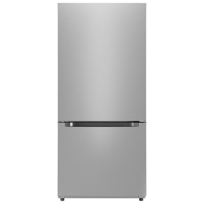 Midea 30" 18.7 Cu. Ft. Bottom Freezer Refrigerator with LED Lighting (MRB19B7AST) - Stainless Steel Great Value! Money well spent