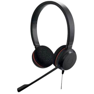 Casque D'écoute Evolve 20 De Jabra Avec Microphone Intégré (4999-823-189-01) - Noir