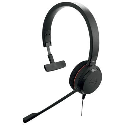 Casque D'écoute Evolve 20 De Jabra Avec Microphone Intégré (4993-823-189-01) - Noir