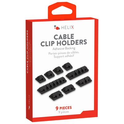 Helix Cable Clip Holders - 9 Pieces They do a job, not great but not terrible either