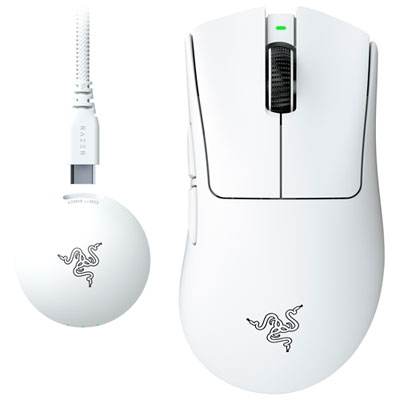 Souris De Jeu Optique Sans Fil Deathadder V4 Pro De Razer - Blanc Great mouse if you're willing to dish out the money just to have the best of the best