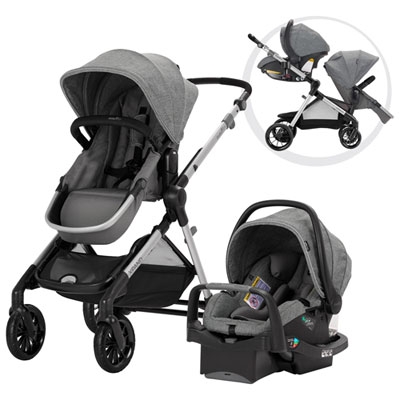 Système De Transport Modulaire Intelligent Gold Sensorsafe Pivot Xpan D'evenflo Avec Siège D'auto Pour Bébé Litemax - Gris Lunaire Great Value for the Features