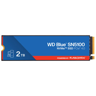 Disque Ssd Interne Nvme Pci-E De 2 To Sn5100 Wd Blue (Wdbs4F0020Bnc-Wrsn) GReat