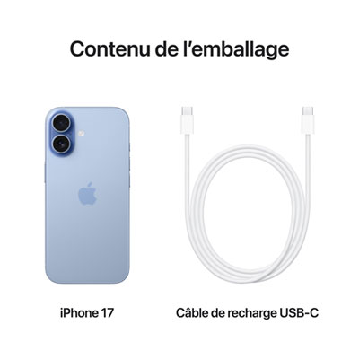 Apple iPhone 17 256GB - Mist Blue - Unlocked | Best Buy Canada