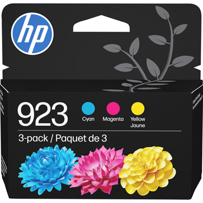 HP 923e EvoMore Tri-Colour Ink (6C3Y4LN) - 3 Pack 