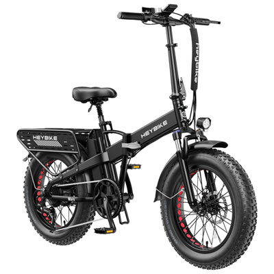 Heybike Mars 2.0 Foldable Fat-Tire Electric City Bike (750W Motor / 72.5 km Range / 45 km/h Top Speed) - Black Love it