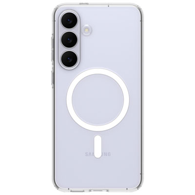 Étui Rigide Ajusté Crystal Flex Magfit De Spigen Pour Galaxy S25 Fe - Blanc Transparent 