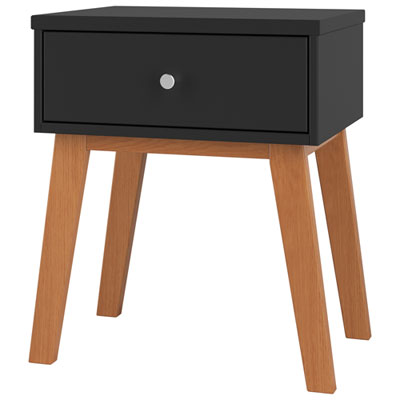 Soho Modern 1-Drawer Kids Nightstands - Ebony