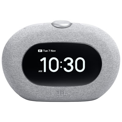 JBL Horizon 3 Bluetooth Clock Radio Speaker w/ FM Radio - Grey 