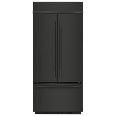 Kitchenaid 36" 20.8 Cu. Ft. Built-In French Door Refrigerator (Kbfn536Sbe) - Black Ore