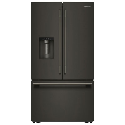 Kitchenaid 36" 30 Cu. Ft. French Door Refrigerator with Water Dispenser (KRFF436SBE) - Black [Employee of bestbuy] Absolutely love this fridge
