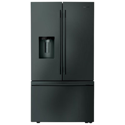 Kitchenaid 36" 30 Cu. Ft. French Door Refrigerator with Water Dispenser (KRFF436SJP) - Juniper Love the NO fingerprint finish!