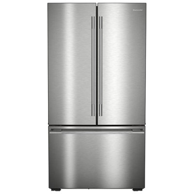 Kitchenaid 36" 24.3 Cu. Ft. French Door Refrigerator with Water Dispenser (KRFC236SPS) - PrintShield Stainless Simply the best