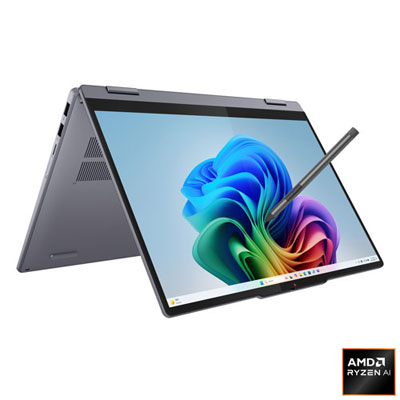Boîte Ouverte - Portable À Écran Tactile 2-En-1 Ideapad 5 De 14 Po Copilot+ Pc De Lenovo - Gris Luna (Ryzen Ai 5 D'amd/ram 16 Go/ssd 512 Go)